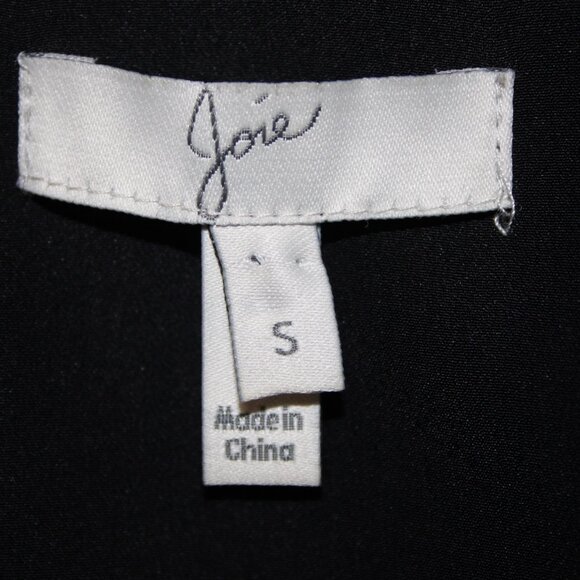 Joie Dress Sz S Black Multi Color Arrows Racer Back Lined 100% Silk Poly Dress - Picture 10 of 14